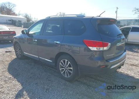 2014 Nissan Pathfinder Sl from USA, damaged, VIN 5N1AR2MM4EC682773
